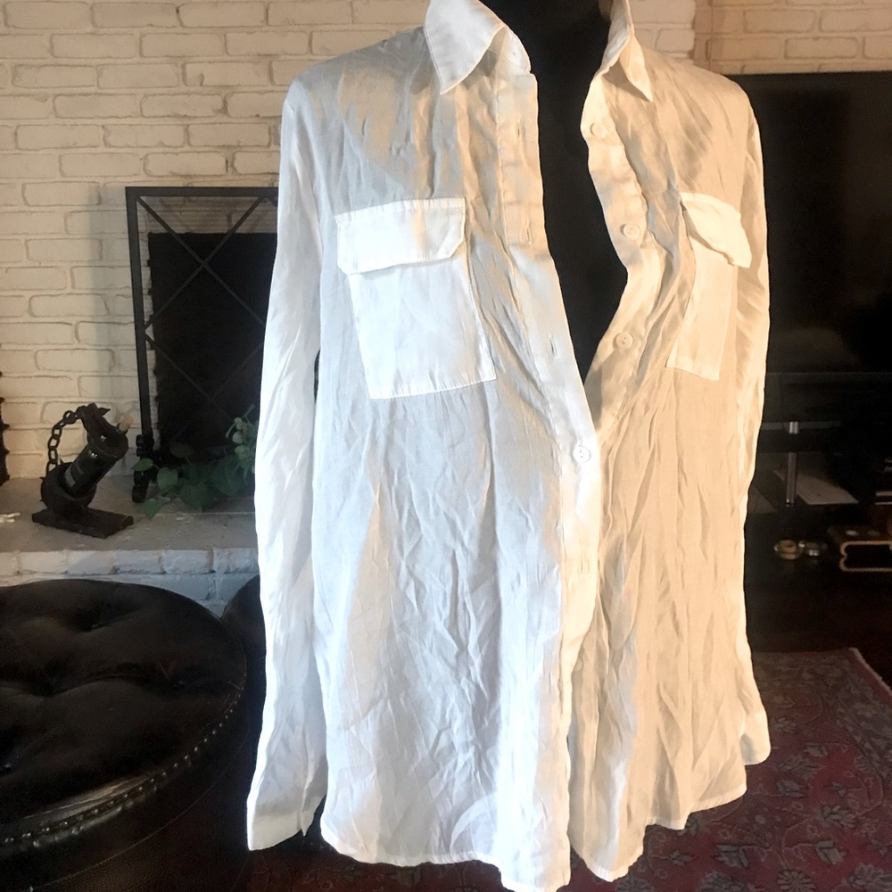 White button up.